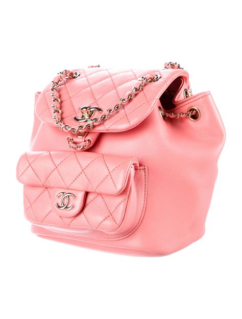 chanel travel bag pink|chanel duma backpack 2022 price.